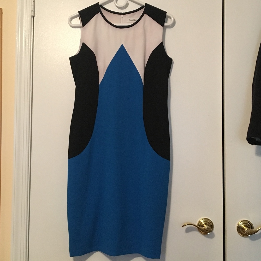 Calvin Klein A-Line Sleeveless Dress